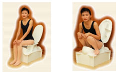 use of sit squat toilet