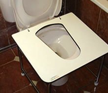 installation of toilet squatting platform