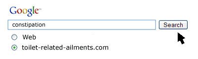 SiteSearch, toilet related ailments, toilets