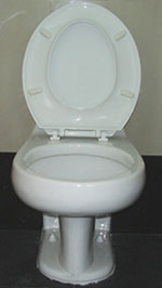 sitting toilet, western toilet, water closet